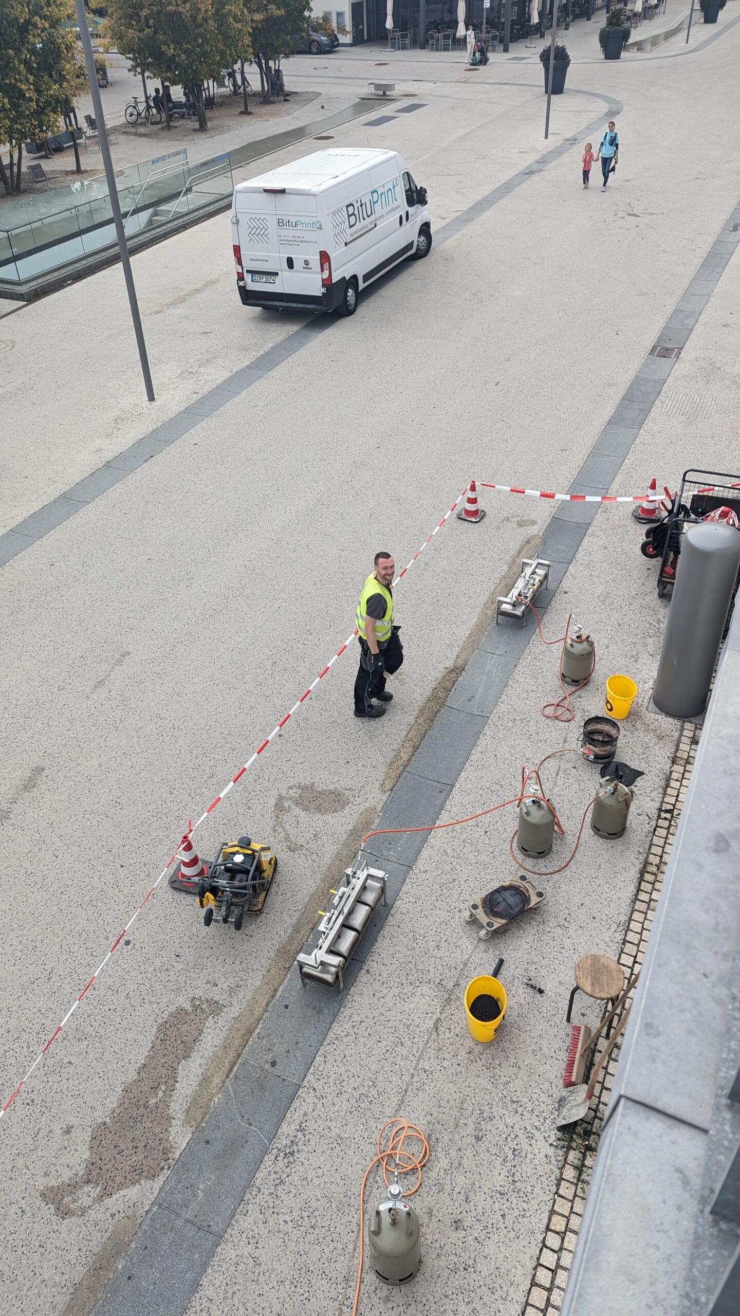 Asphaltreparatur Geretsried · Rathaus