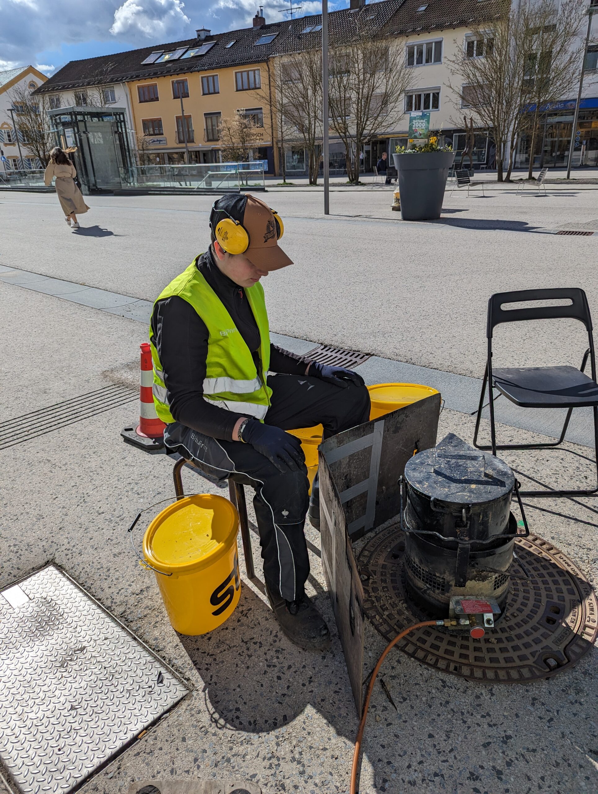 Asphaltreparatur Geretsried - Karl-Lederer-Platz