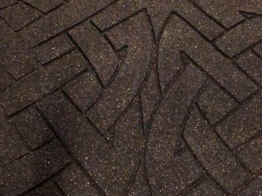 Asphaltprägung Muster Keltischer Knoten